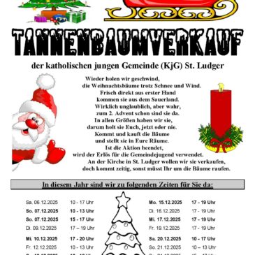 Tannenbaumverkauf 2025