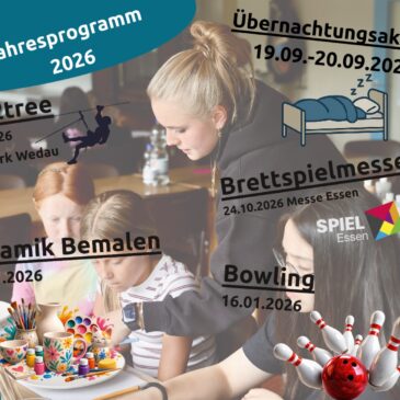 Jahresprogramm 2026 – Zweites Halbjahr